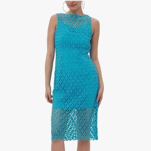 Trina Turk - crocheted sleeveless Dress 🆕